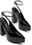 (W) CHARLES & KEITH PU 'Sandal Tumit Tinggi Chunky Peep-Toe Barbie Bergaya' CK1-60361483
