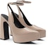 Purchase (W) CHARLES & KEITH PU 'Sandal Tumit Tinggi Chunky Peep-Toe Barbie Bergaya' CK1-60361483