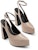 (W) CHARLES & KEITH PU 'Sandal Tumit Tinggi Chunky Peep-Toe Barbie Bergaya' CK1-60361483