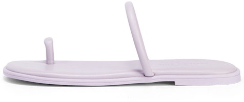 (Women) CHARLES & KEITH PU 'Lavender Casual Toe-Post Slides' CK1-71720037_LILAC (Women) CHARLES & KEITH PU 'Lavender Casual Toe-Post Slides' CK1-71720037_LILAC