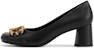 (W) CHARLES & KEITH PU 'Tumit Chunky Fesyen Perhiasan Metalik' CK1-60920321