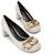 (W) CHARLES & KEITH PU 'Tumit Chunky Fesyen Perhiasan Metalik' CK1-60920321