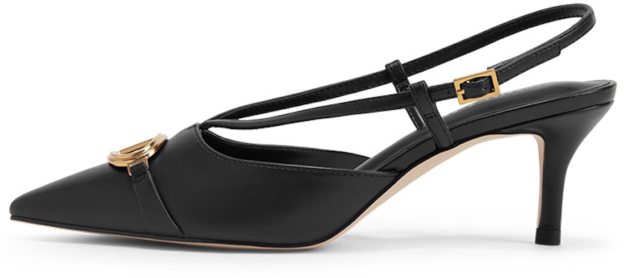 (Women) CHARLES & KEITH PU Black 'Casual Comfort Stiletto' CK1-60361403_BLACK Buy (Women) CHARLES & KEITH PU Black 'Casual Comfort Stiletto' CK1-60361403_BLACK