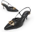 Purchase (Women) CHARLES & KEITH PU Black 'Casual Comfort Stiletto' CK1-60361403_BLACK