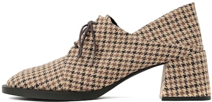 (Women) CHARLES & KEITH PU Casual Lace-Up High Heels 'Brown' CK1-60361371_MULTI (Women) CHARLES & KEITH PU Casual Lace-Up High Heels 'Brown' CK1-60361371_MULTI