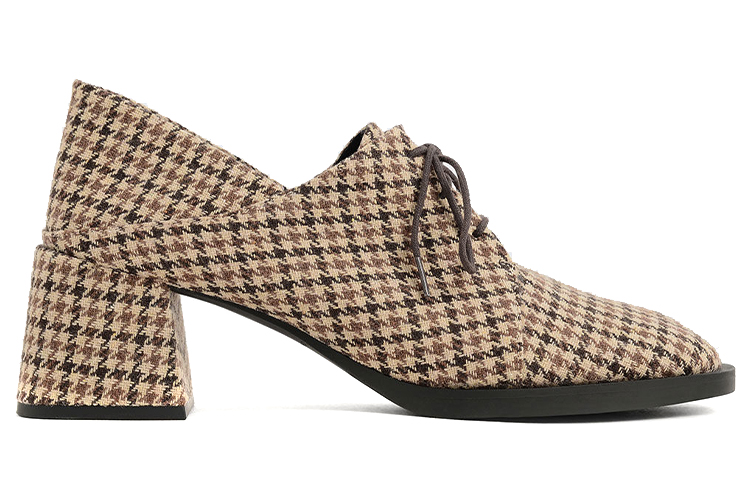 Order (W) 찰스앤키스 캐주얼 레이스업 하이힐 (브라운) CK1-60361371_MULTI