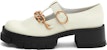 (W) CHARLES & KEITH PU Rantai Mary Jane 'Platform Pink Putih' CK1-70900323_CHALK