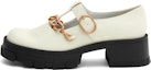 Buy (W) CHARLES & KEITH PU Rantai Mary Jane 'Platform Pink Putih' CK1-70900323_CHALK