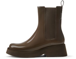 (W) CHARLES & KEITH Bota Chelsea PU 'Plataforma Patente' CK1-90280050 Sizing (W) CHARLES & KEITH Bota Chelsea PU 'Plataforma Patente' CK1-90280050