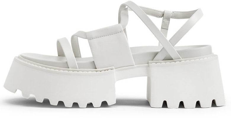 (Women) CHARLES & KEITH PU Chunky Platform Sandal 'Cross-Strap White' CK1-70380903_WHITE Buy (Women) CHARLES & KEITH PU Chunky Platform Sandal 'Cross-Strap White' CK1-70380903_WHITE