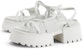 (W) CHARLES & KEITH PU Sandal Platform 'Cross-Strap Putih' CK1-70380903_WHITE