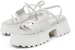(W) CHARLES & KEITH PU Sandal Platform 'Cross-Strap Putih' CK1-70380903_WHITE