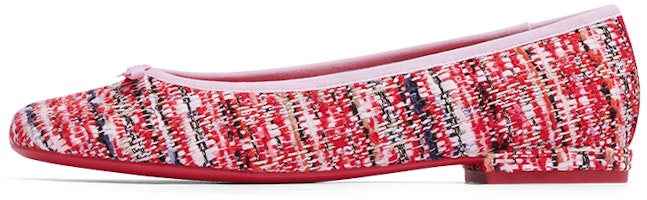 (Women) CHARLES & KEITH PU Fabric Bow Decorated Round Toe Low Heel 'Red' CK1-70900352-A_RED (Women) CHARLES & KEITH PU Fabric Bow Decorated Round Toe Low Heel 'Red' CK1-70900352-A_RED