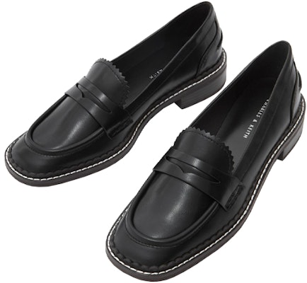 (W) CHARLES & KEITH 블랙 플랫폼 로퍼 (굽 낮음) CK1-70380878_BLACK Shop (W) CHARLES & KEITH 블랙 플랫폼 로퍼 (굽 낮음) CK1-70380878_BLACK