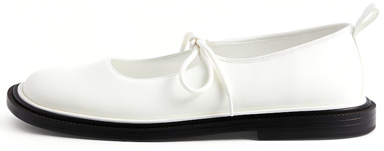 CHARLES&KEITH PU簡潔休閒圓頭瑪麗珍平底鞋 女款 白色 Buy CHARLES&KEITH PU簡潔休閒圓頭瑪麗珍平底鞋 女款 白色