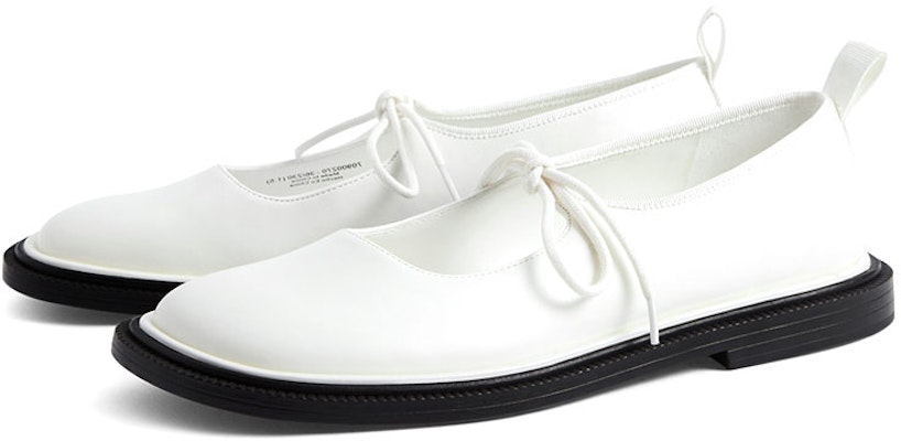 (Women) CHARLES & KEITH PU Mary Jane Flats 'Simple Casual Round Toe White' CK1-70900270_WHITE Lookbook (Women) CHARLES & KEITH PU Mary Jane Flats 'Simple Casual Round Toe White' CK1-70900270_WHITE