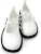 (W) CHARLES & KEITH PU Mary Jane Flats 'Kasual Ringkas Hujung Bulat Putih' CK1-70900270_WHITE