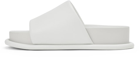 (Women) CHARLES & KEITH PU Platform Casual 'White Fashion Slides' CK1-70360149 (Women) CHARLES & KEITH PU Platform Casual 'White Fashion Slides' CK1-70360149