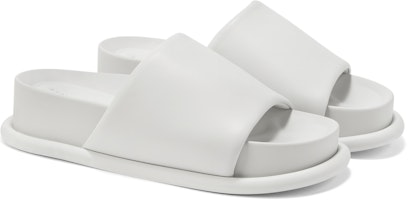 CHARLES&KEITH PU 厚底外穿休閒 時尚涼拖 4.5公分 女款 白色 Lookbook CHARLES&KEITH PU 厚底外穿休閒 時尚涼拖 4.5公分 女款 白色