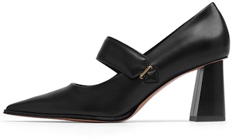 (Women) CHARLES & KEITH PU Pointed Toe High Heel Mary Jane 'Black' CK1-60361375_BLACK (Women) CHARLES & KEITH PU Pointed Toe High Heel Mary Jane 'Black' CK1-60361375_BLACK