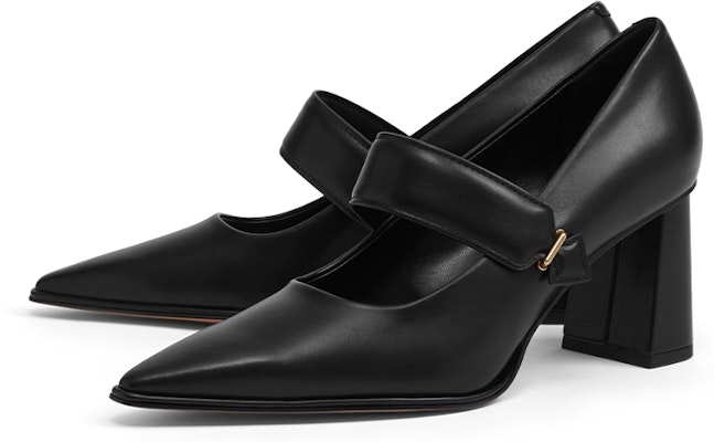 (Women) CHARLES & KEITH PU Pointed Toe High Heel Mary Jane 'Black' CK1-60361375_BLACK Lookbook (Women) CHARLES & KEITH PU Pointed Toe High Heel Mary Jane 'Black' CK1-60361375_BLACK