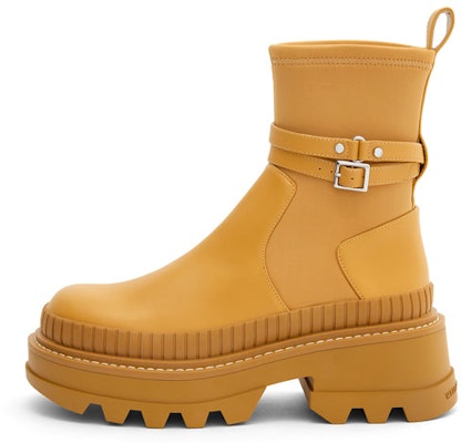 (Women) CHARLES & KEITH PU Retro Chunky Ankle Boots 'Tan' CK1-90580138_MUSTARD Buy (Women) CHARLES & KEITH PU Retro Chunky Ankle Boots 'Tan' CK1-90580138_MUSTARD