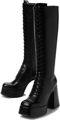 (W) 찰스앤키스 레트로 롱부츠 (블랙) CK1-90280055 Lookbook (W) 찰스앤키스 레트로 롱부츠 (블랙) CK1-90280055