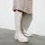 (W) CHARLES & KEITH PU Retro Lace-Up Platform 'Martins' Lelaki & Wanita CK1-90360348