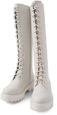 (Women) CHARLES & KEITH PU Retro Lace-Up Platform 'Martins' CK1-90360348 2