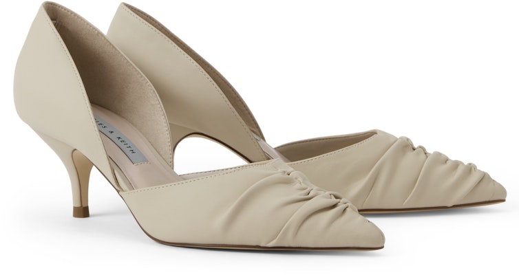 (W) (女性用) CHARLES & KEITH PU ギャザーポインテッドトゥスティレット「ブラック」CK1-60361304 CK1-60361304 Order (W) (女性用) CHARLES & KEITH PU ギャザーポインテッドトゥスティレット「ブラック」CK1-60361304 CK1-60361304