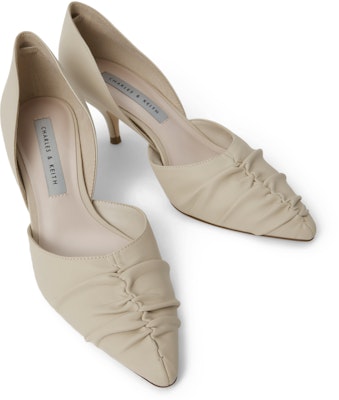 (W) (女性用) CHARLES & KEITH PU ギャザーポインテッドトゥスティレット「ブラック」CK1-60361304 CK1-60361304 Lookbook (W) (女性用) CHARLES & KEITH PU ギャザーポインテッドトゥスティレット「ブラック」CK1-60361304 CK1-60361304