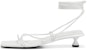 (W) CHARLES & KEITH Sandal Lelasan Putih 'Tali Kasut Terbuka' CK1-61720111_WHITE