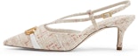 Buy (Women) CHARLES & KEITH PU Stiletto 'Milk White Metallic Accents' CK1-60361403_CREAM