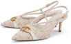 Lookbook (Women) CHARLES & KEITH PU Stiletto 'Milk White Metallic Accents' CK1-60361403_CREAM