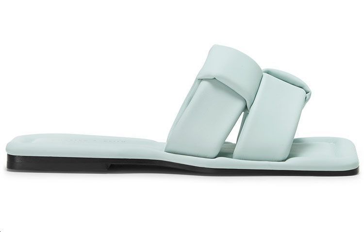 Order (W) CHARLES & KEITH 직조 페프토 뮬 (민트블루) CK1-70380955_MINT-BLUE