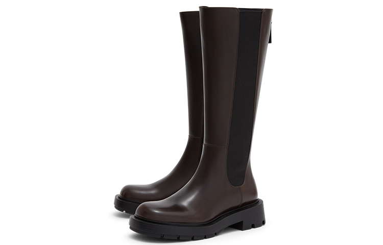 Order (W) Botas Altas Retro Chunky CHARLES & KEITH 'Marrón Oscuro' CK1-90920100_DARKBROWN