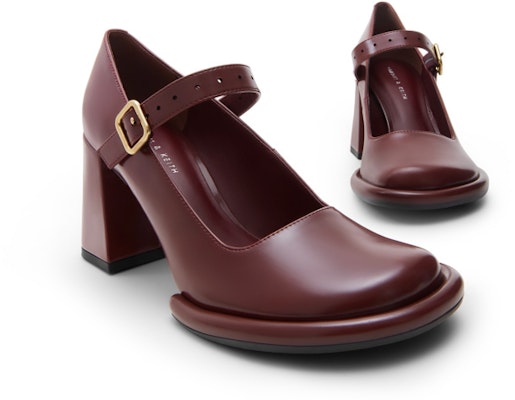 (W) CHARLES & KEITH Sepatu Hak Tinggi Chunky Retro 'Mary Jane' CK1-60580256 Sizing (W) CHARLES & KEITH Sepatu Hak Tinggi Chunky Retro 'Mary Jane' CK1-60580256