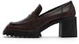 Buy (W) CHARLES & KEITH Retro Square Toe Block Heel 'Coklat Gelap' CK1-60361373_DARKBROWN