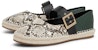 (Women) CHARLES & KEITH Rope-Detail Vintage Mary Jane Flats 'Beige Black' CK1-70380929_AP.NATURAL