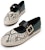 (Women) CHARLES & KEITH Rope-Detail Vintage Mary Jane Flats 'Beige Black' CK1-70380929_AP.NATURAL