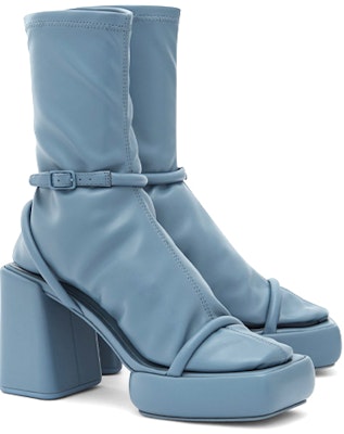 (W) CHARLES & KEITH 스퀘어토 삭스부츠 '블루 버클 스트랩' (Shortened: C&K 스퀘어토 삭스부츠 '블루 버클') CK1-60361354_BLUE Lookbook (W) CHARLES & KEITH 스퀘어토 삭스부츠 '블루 버클 스트랩' (Shortened: C&K 스퀘어토 삭스부츠 '블루 버클') CK1-60361354_BLUE