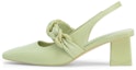 Buy (W) CHARLES & KEITH Tumit Blok Hujung Empat Segi 'Kelabu Hijau' CK1-60920311_SAGE-GREEN