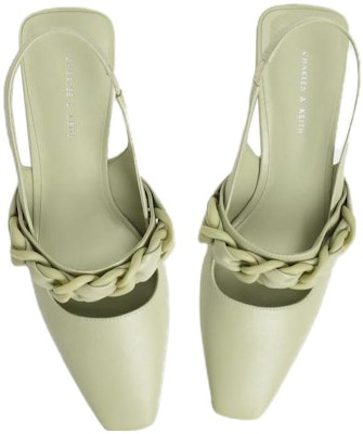 (Women) CHARLES & KEITH Square Toe Block Heel 'Grey Green' CK1-60920311_SAGE-GREEN Purchase (Women) CHARLES & KEITH Square Toe Block Heel 'Grey Green' CK1-60920311_SAGE-GREEN
