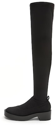 (Women) CHARLES & KEITH Square Toe Chunky Over-The-Knee Boots 'Black Texture' CK1-90360361_-BLACKTEXTURED Buy (Women) CHARLES & KEITH Square Toe Chunky Over-The-Knee Boots 'Black Texture' CK1-90360361_-BLACKTEXTURED