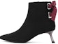 Buy (W) CHARLES & KEITH But Ankle Tinggi Suede Stiletto Zip 'Hitam' CK1-90360295