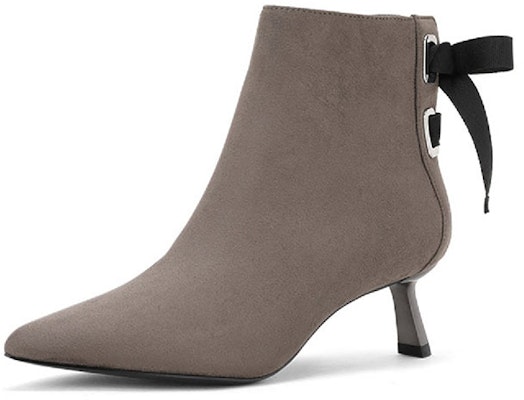 (W) CHARLES & KEITH But Ankle Tinggi Suede Stiletto Zip 'Hitam' CK1-90360295 Details for (W) CHARLES & KEITH But Ankle Tinggi Suede Stiletto Zip 'Hitam' CK1-90360295