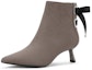 Details for (W) CHARLES & KEITH But Ankle Tinggi Suede Stiletto Zip 'Hitam' CK1-90360295