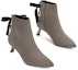 Sizing (W) CHARLES & KEITH But Ankle Tinggi Suede Stiletto Zip 'Hitam' CK1-90360295