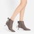 (W) CHARLES & KEITH But Ankle Tinggi Suede Stiletto Zip 'Hitam' CK1-90360295
