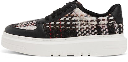 (Women) CHARLES & KEITH Tartan Lace-Up 'Houndstooth' CK1-70900354-1 (Women) CHARLES & KEITH Tartan Lace-Up 'Houndstooth' CK1-70900354-1